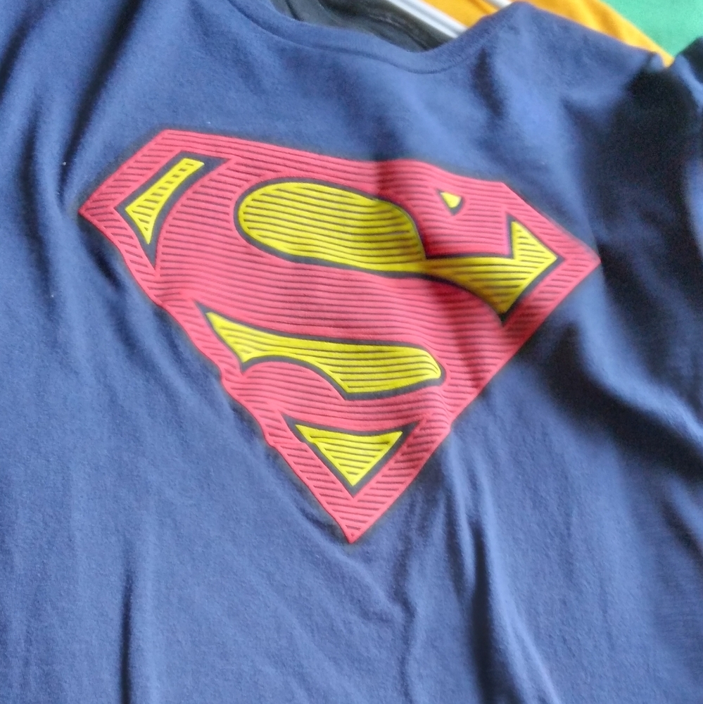 Blue superman tshirt